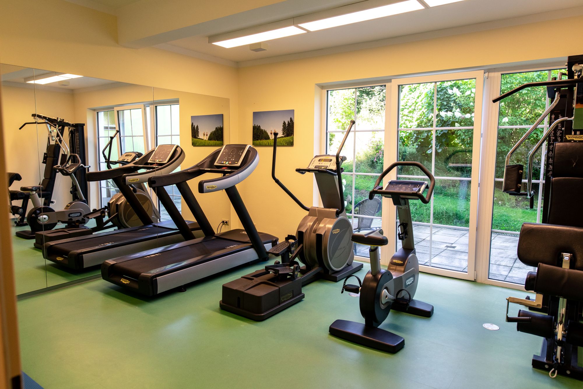 Bild vom Fitnessraum